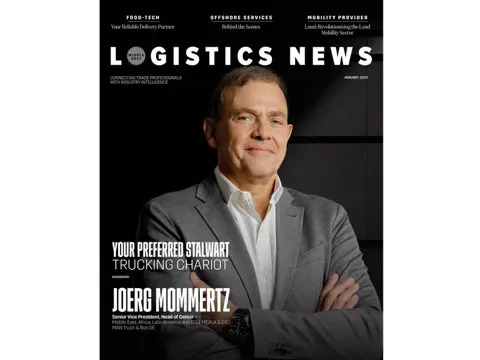 Cover of Logistics News, January 2024
