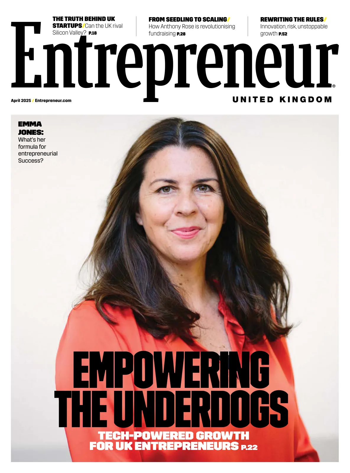Cover of Entrepreneur UK, April 2025