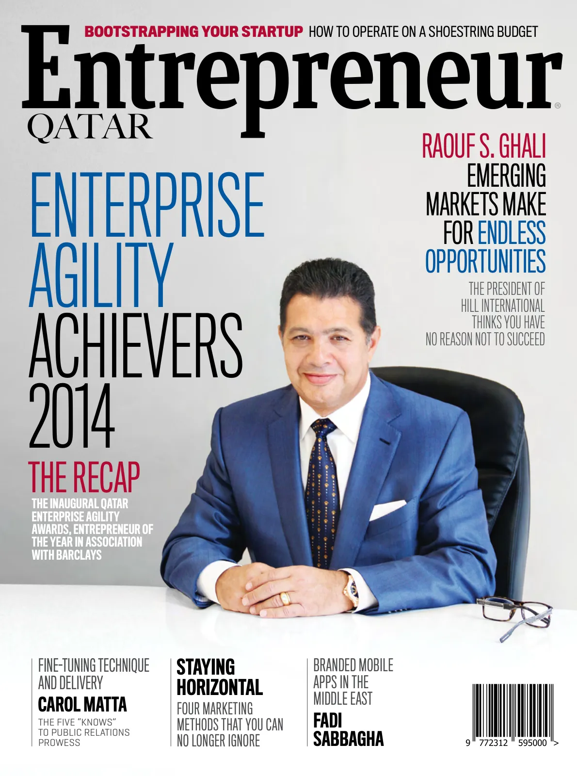 Cover of Entrepreneur Qatar, October 2014