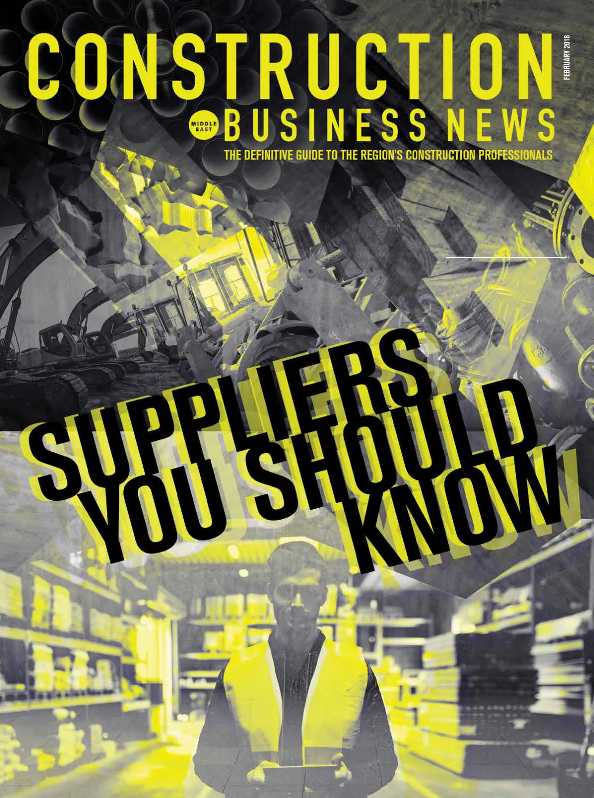 Cover of Construction Business News, February 2018