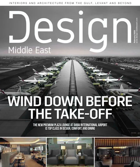 Cover of Design Middle East, February 2020