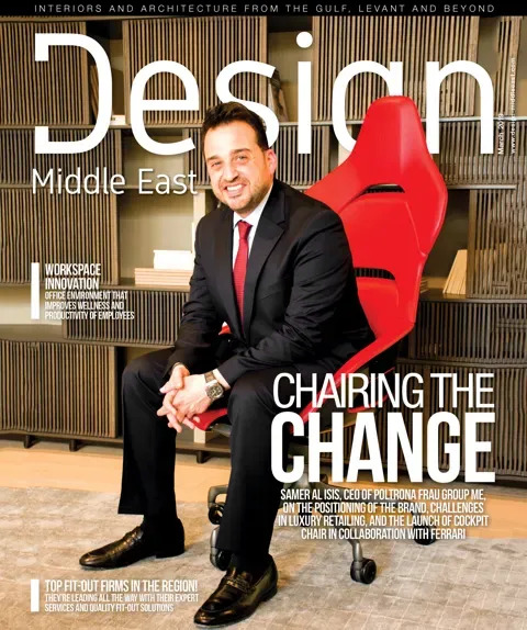 Cover of Design Middle East, March 2019