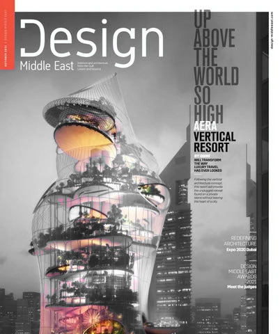 Cover of Design Middle East, October 2021
