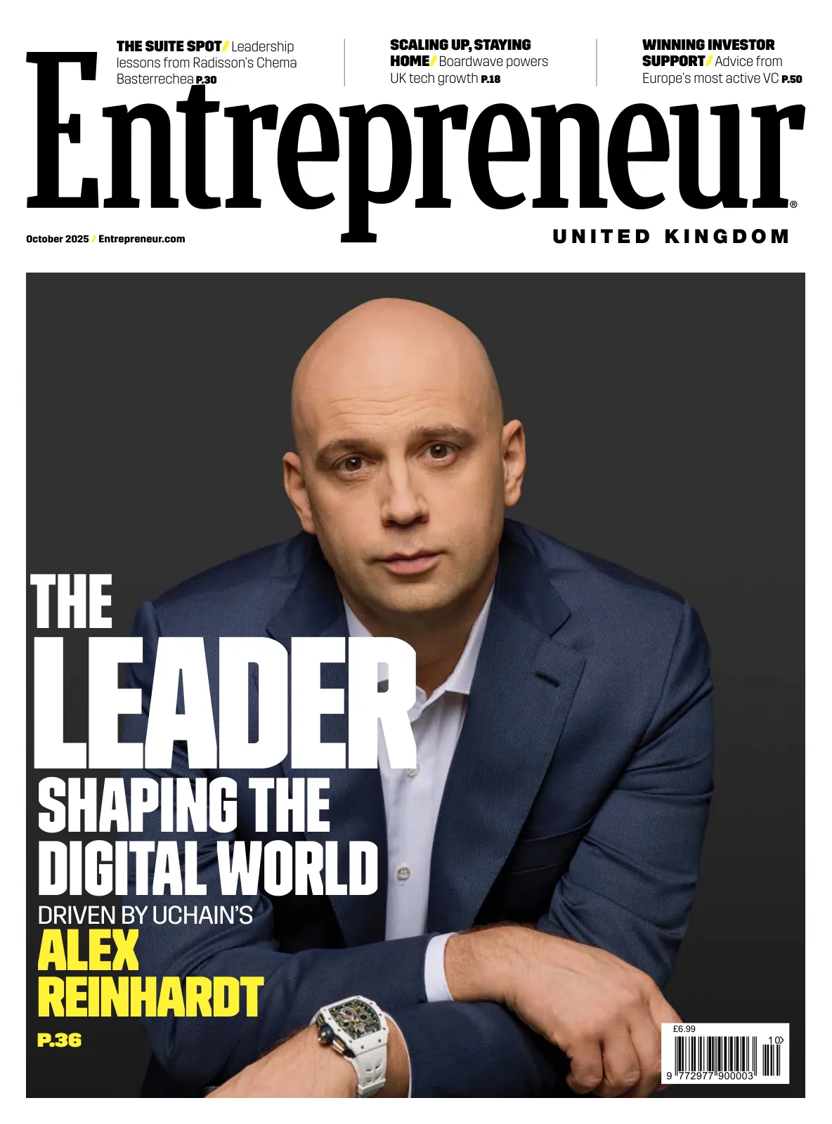 Cover of Entrepreneur UK, October 2025