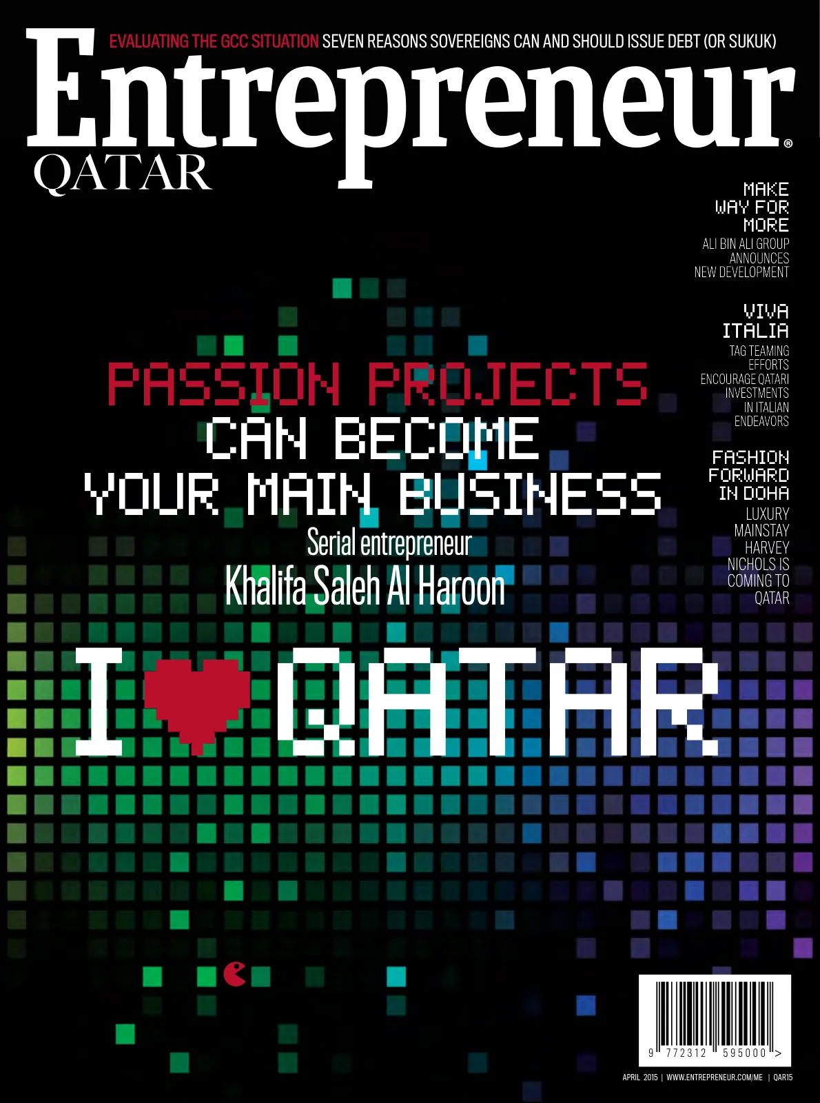 Cover of Entrepreneur Qatar, April 2015