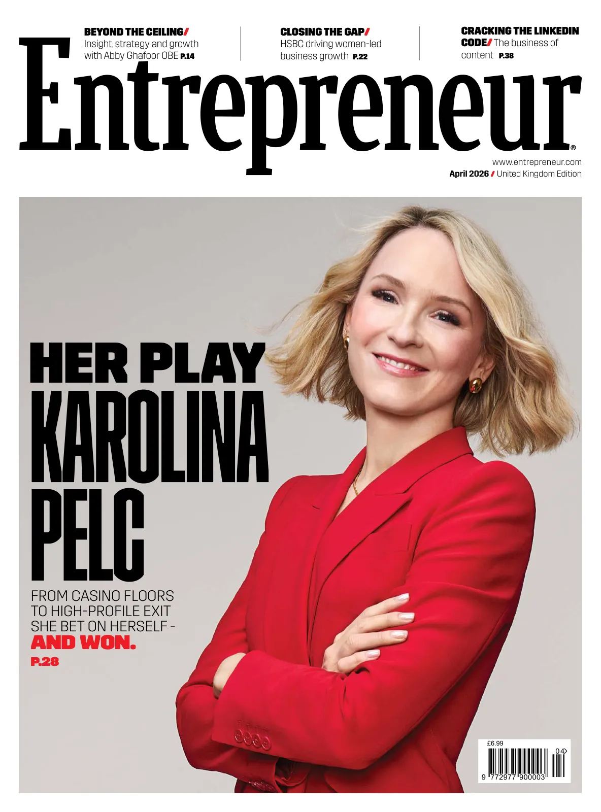 Cover of Entrepreneur UK, April 2026