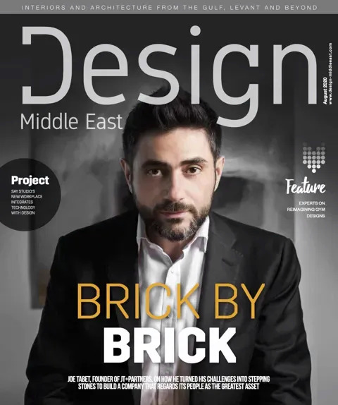 Cover of Design Middle East, August 2020