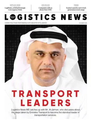 Cover of Logistics News, December 2018