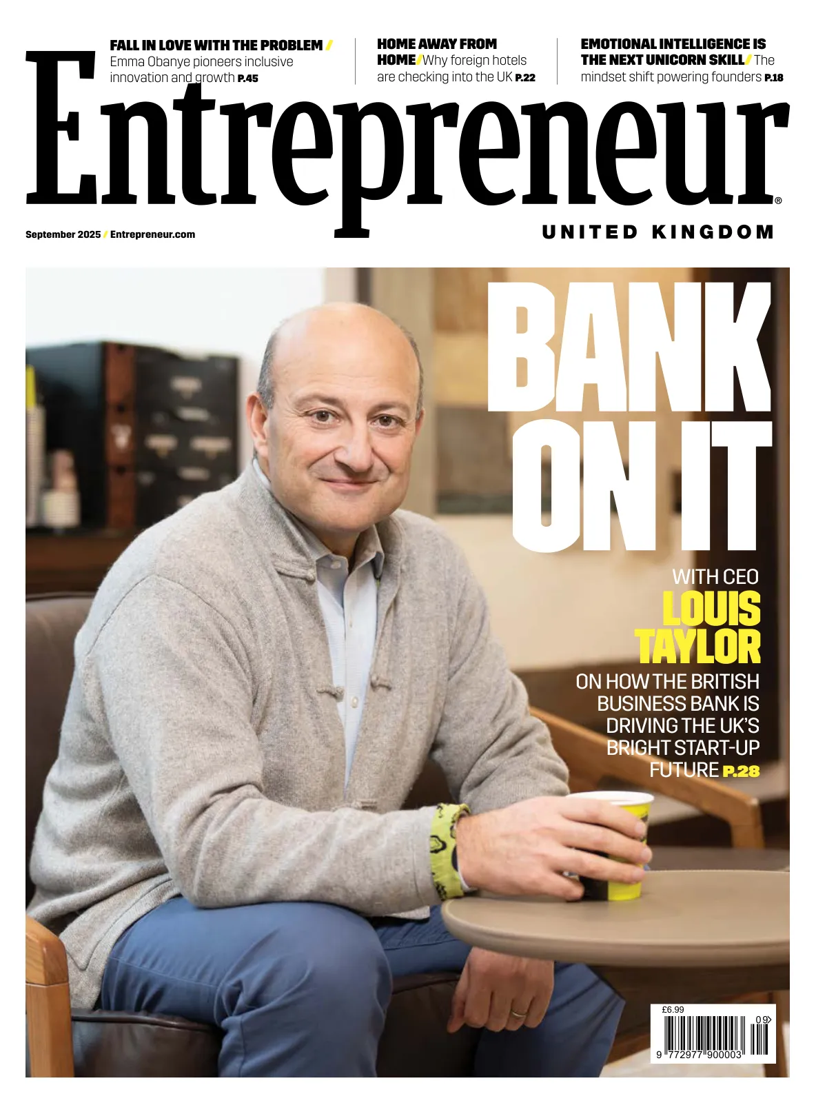 Cover of Entrepreneur UK, September 2025