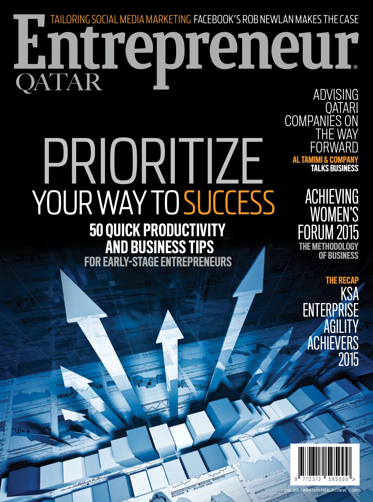 Cover of Entrepreneur Qatar, June 2015