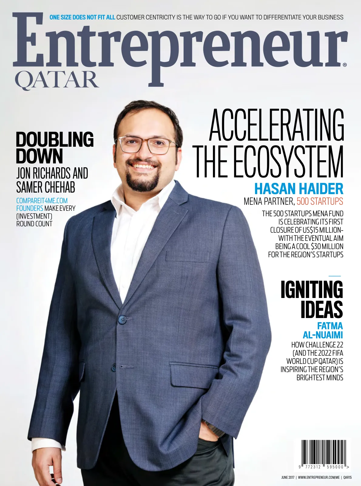 Cover of Entrepreneur Qatar, June 2017