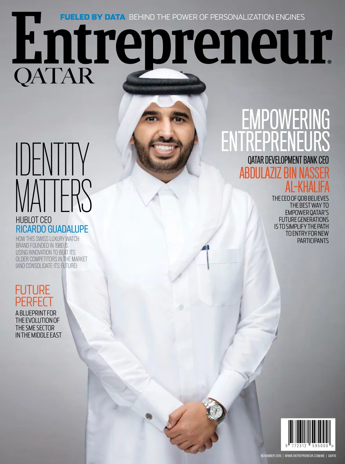 Cover of Entrepreneur Qatar, November 2016