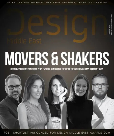 Cover of Design Middle East, October 2019