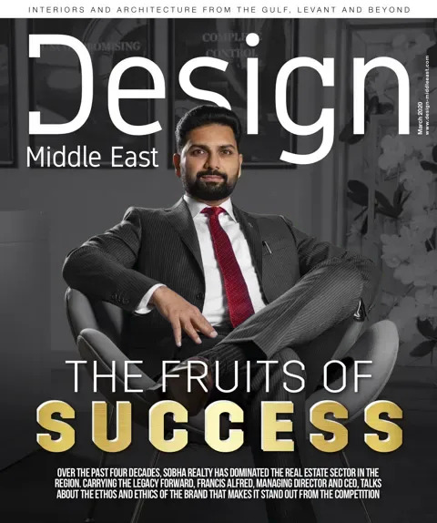 Cover of Design Middle East, March 2020