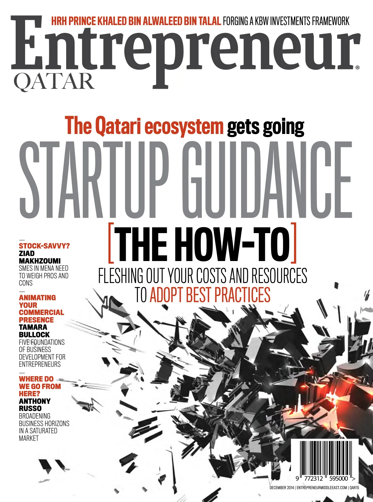 Cover of Entrepreneur Qatar, December 2014