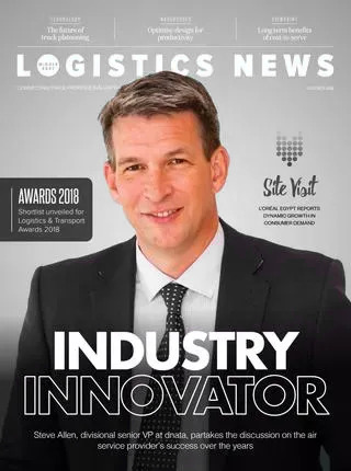 Cover of Logistics News, October 2018