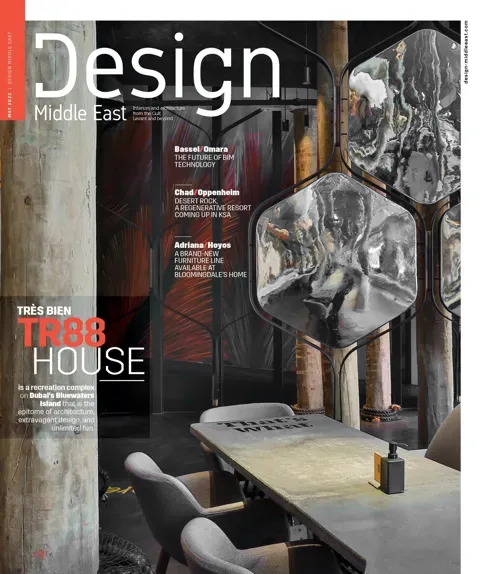 Cover of Design Middle East, May 2022