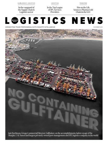 Cover of Logistics News, Published November 2014