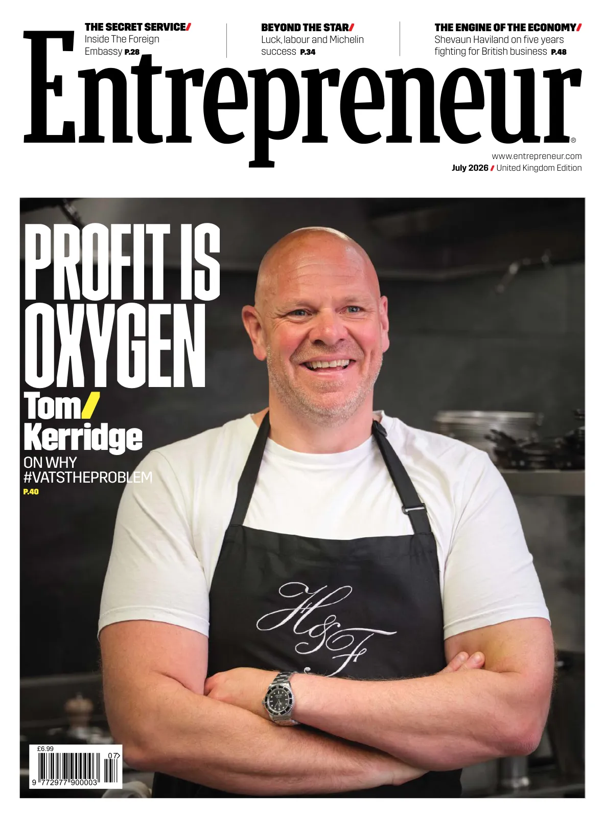 Cover of Entrepreneur UK, July 2026