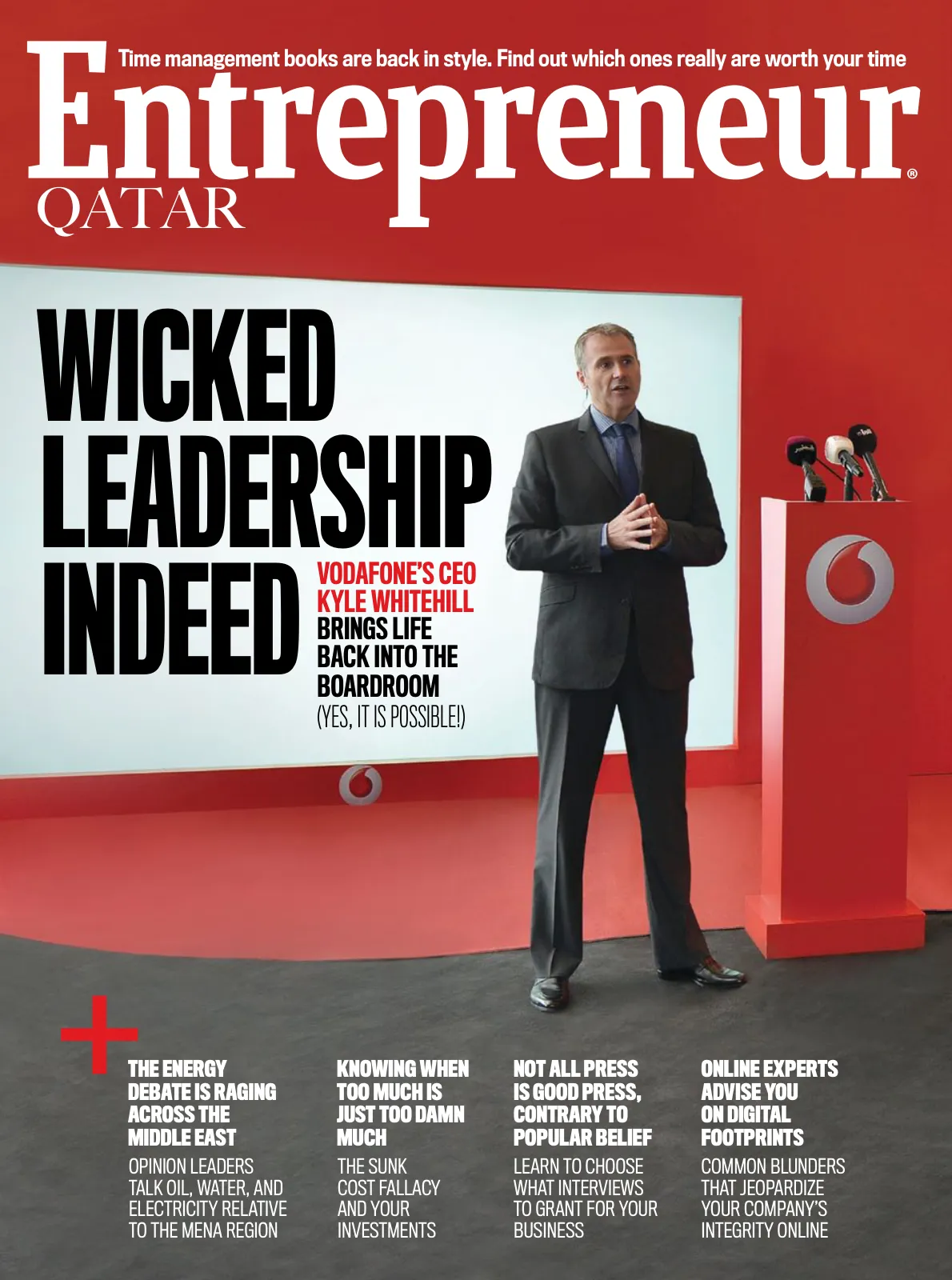 Cover of Entrepreneur Qatar, April 2014