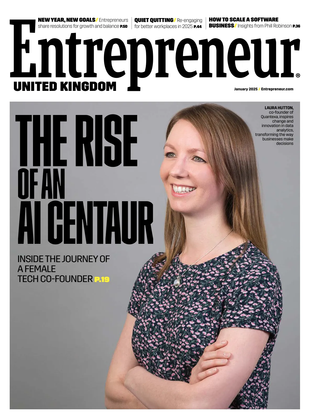 Cover of Entrepreneur UK, January 2025