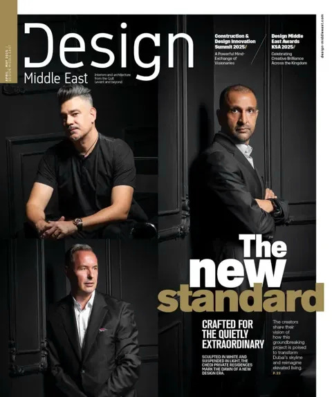 Cover of Design Middle East, April-May 2025