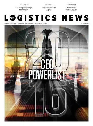 Cover of Logistics News, October 2016