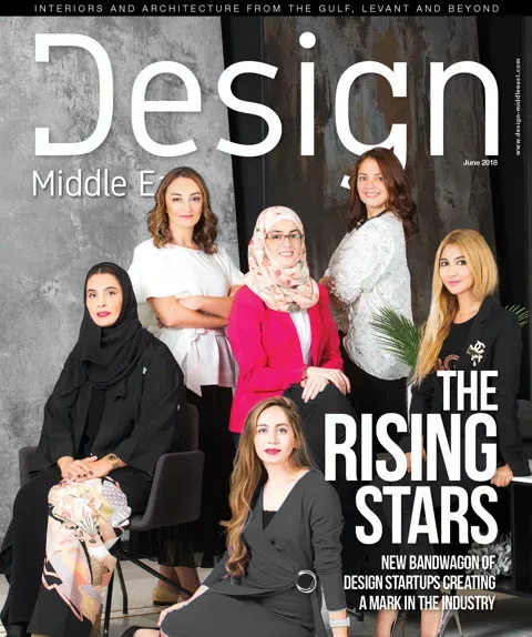 Cover of Design Middle East, June 2018