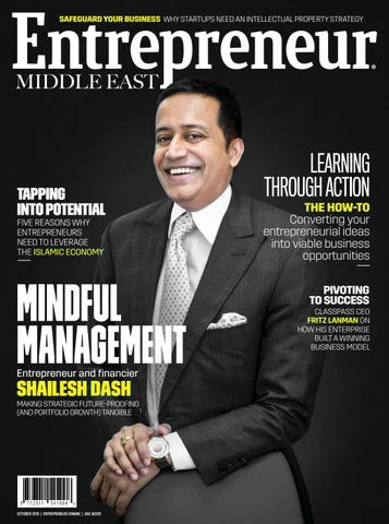 Cover of Entrepreneur Middle East, October 2018