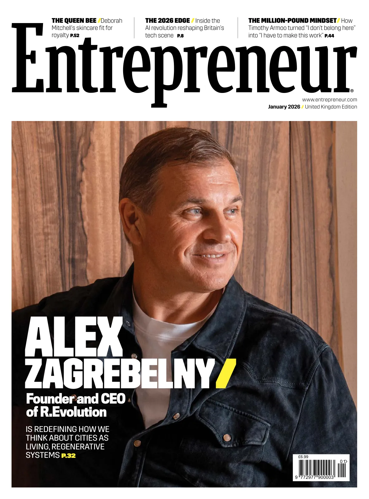 Cover of Entrepreneur UK, January 2026
