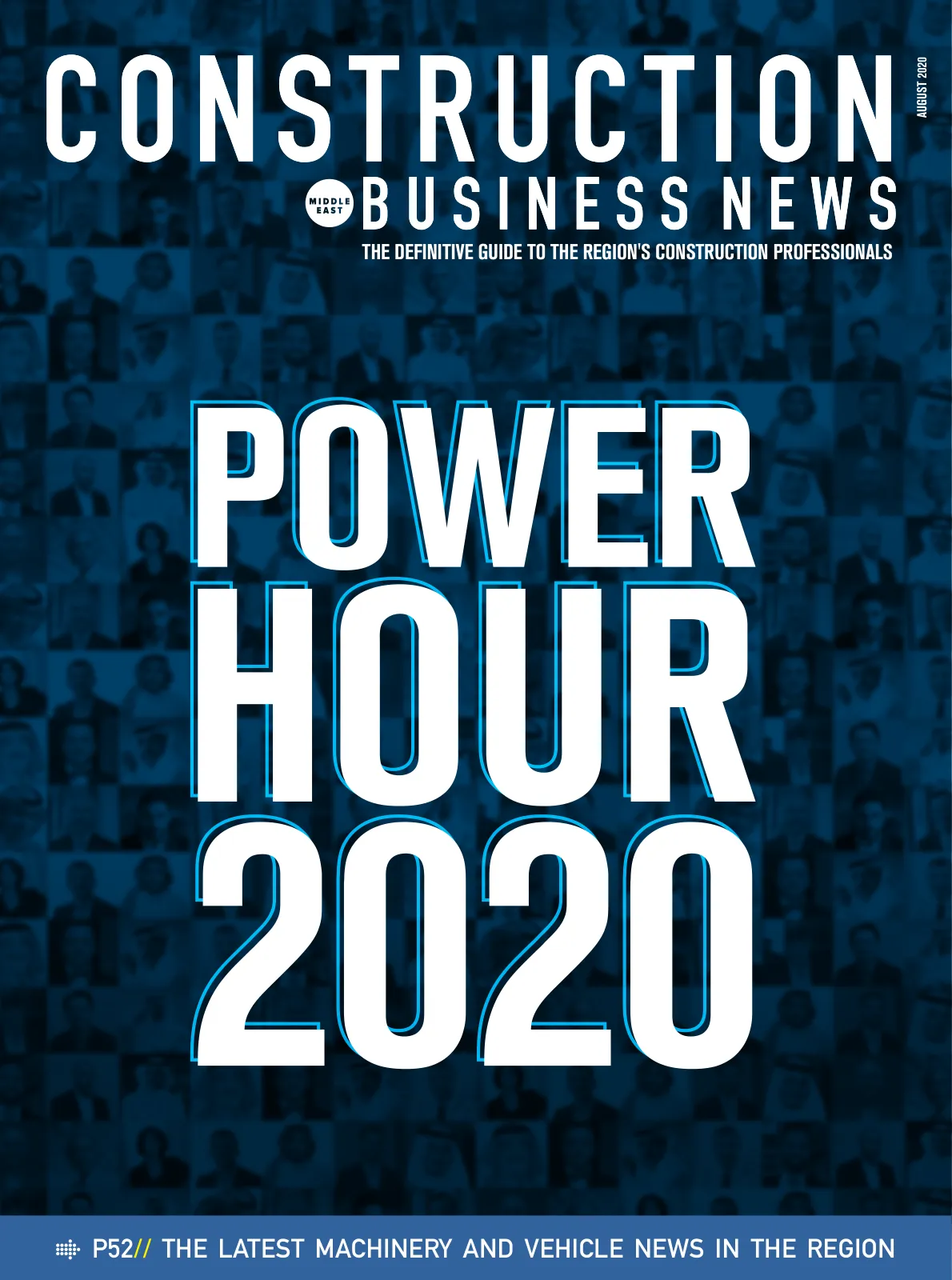 Cover of Construction Business News, August 2020