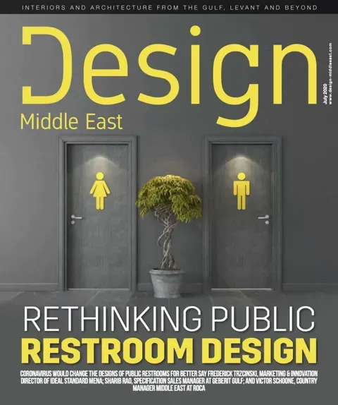 Cover of Design Middle East, July 2020