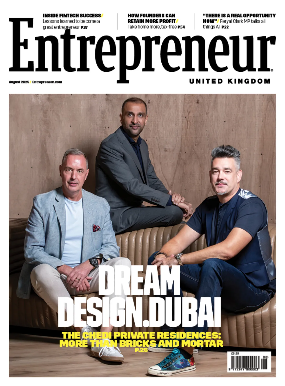 Cover of Entrepreneur UK, August 2025