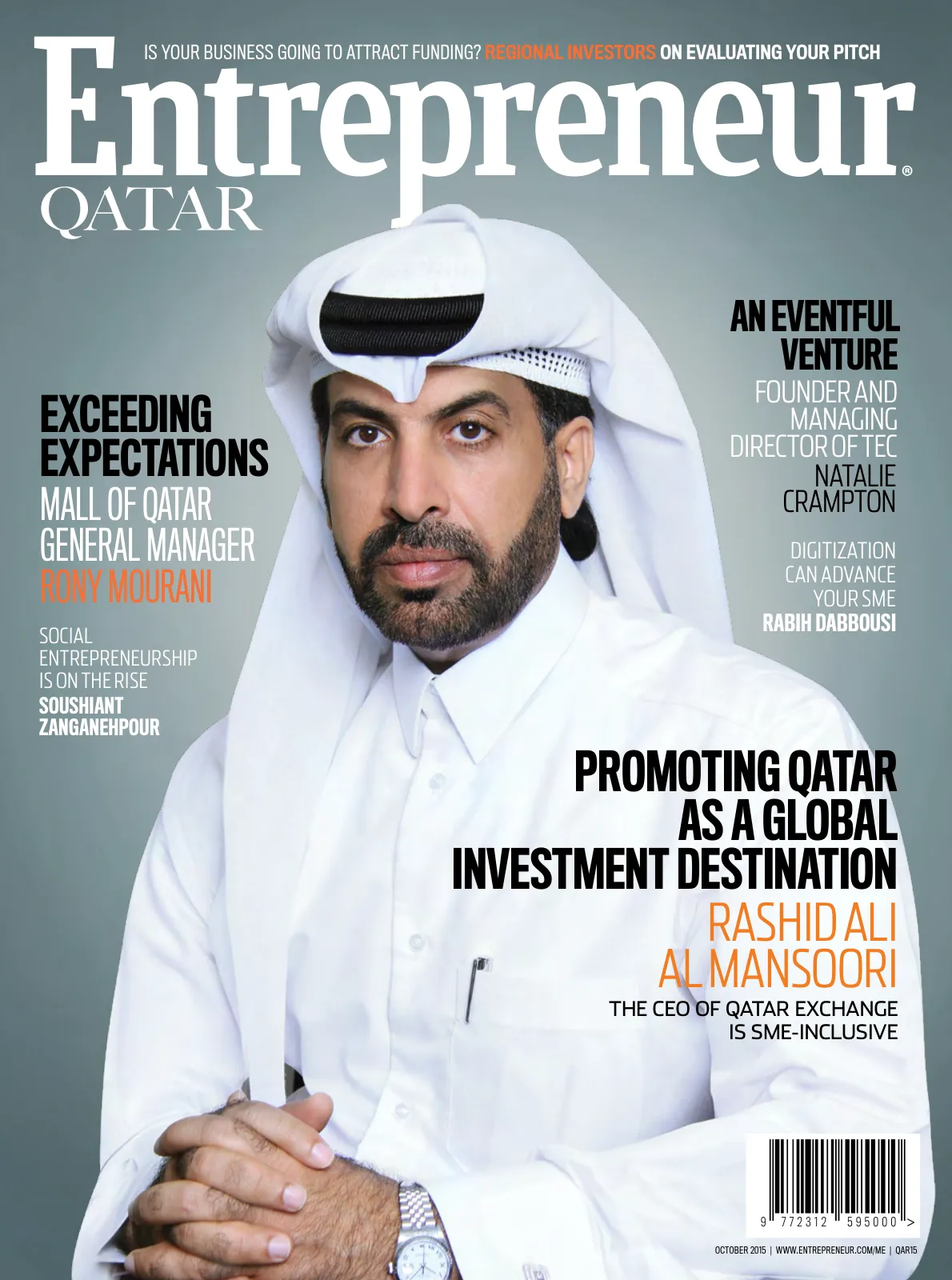 Cover of Entrepreneur Qatar, October 2015