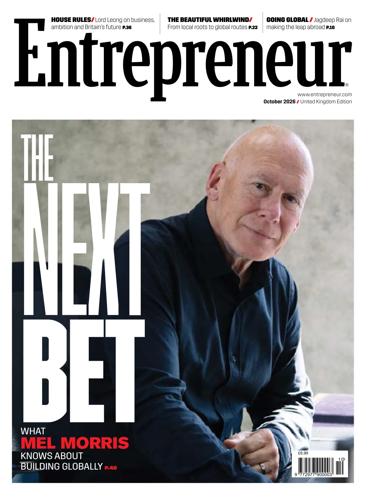 Cover of Entrepreneur UK, October 2026
