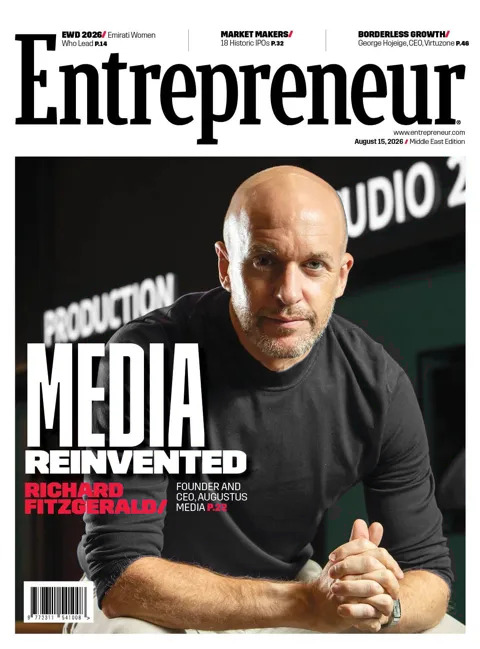 Cover of Entrepreneur Middle East, 15 August 2026