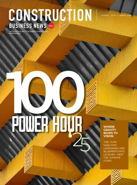 Cover of Construction Business News, August 2025