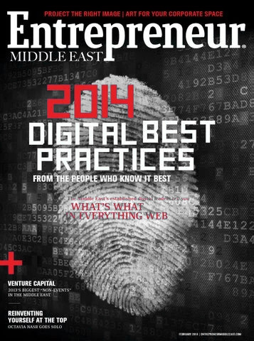Entrepreneur Middle East cover, February 2014