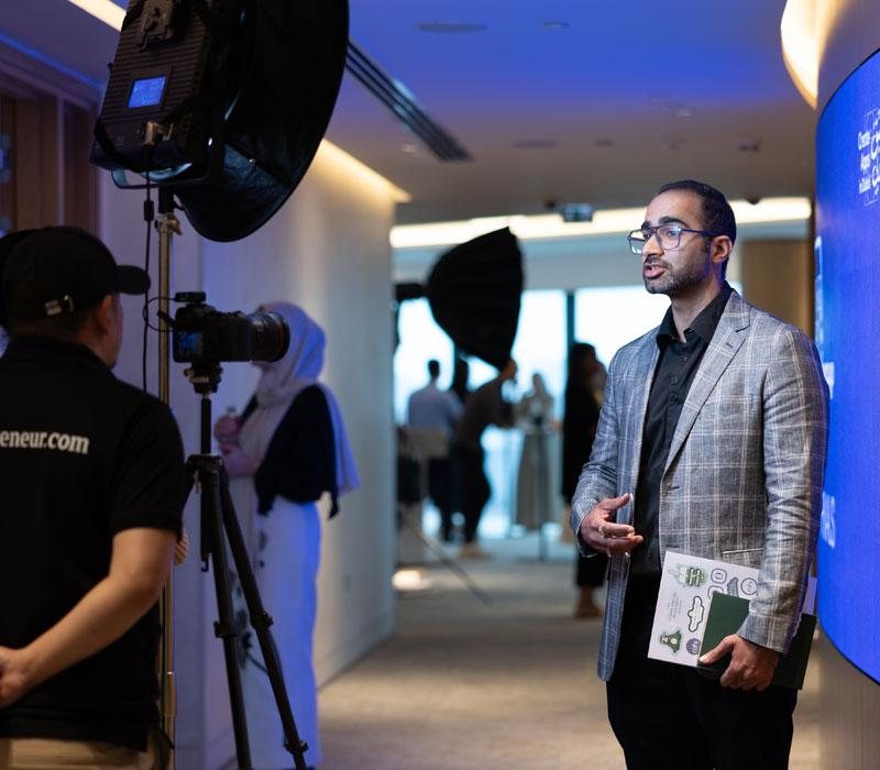 At an Entrepreneur IMPACT event