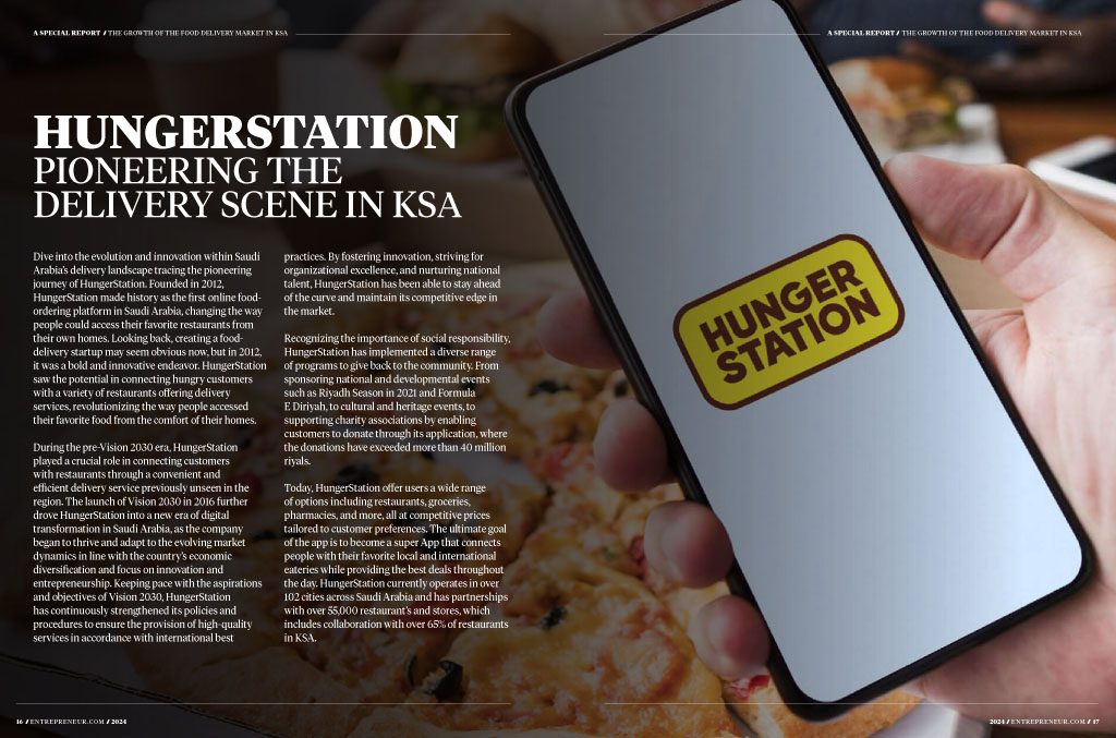 The Growth of the Food Delivery Market in KSA: inside page 3