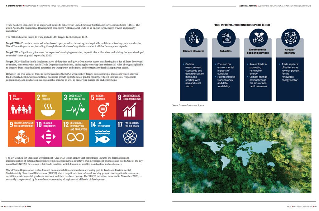 Sustainable International Trade for a Resilient Future: inside page 2