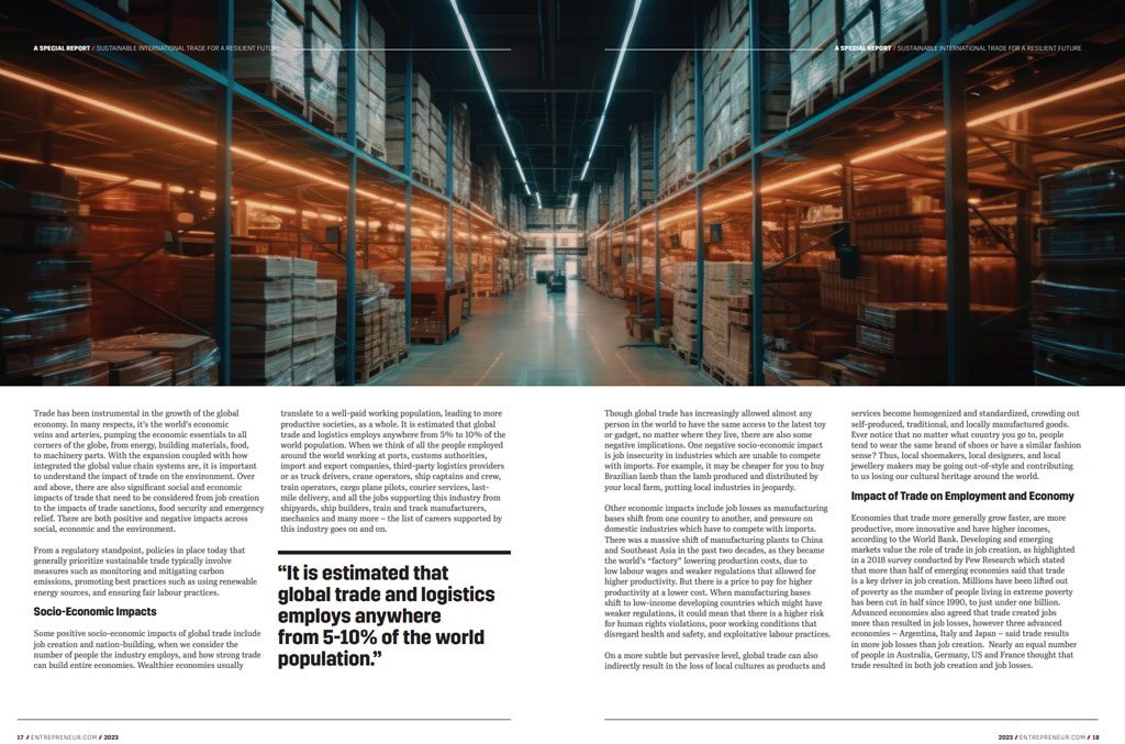 Sustainable International Trade for a Resilient Future: inside page 3