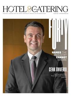 Cover: Hotel & Catering, published August 2026: Meet Top 40 Hospitality Heavyweight Cenk Ünverdi